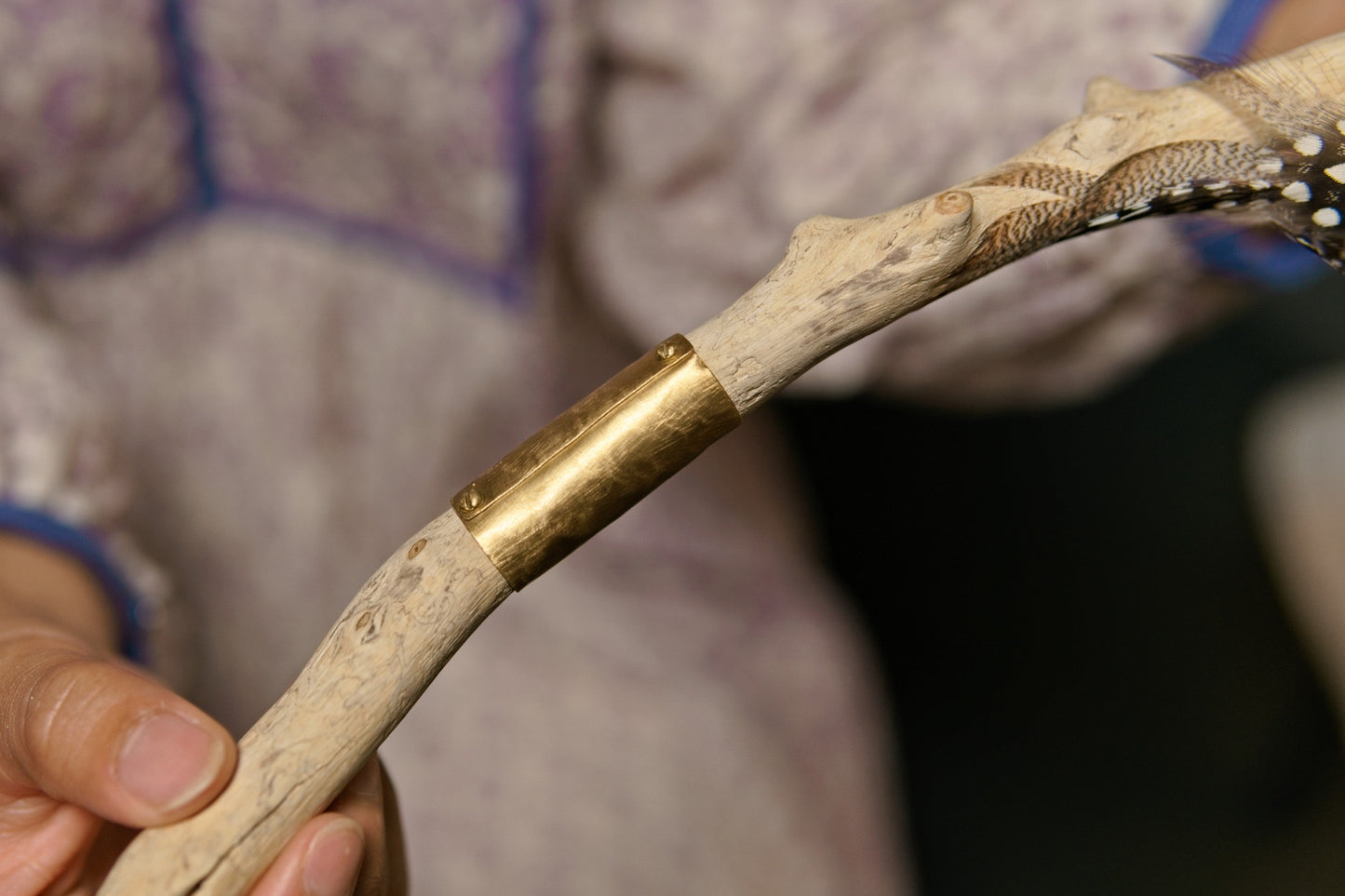 Bird Bar / brass and drift wood